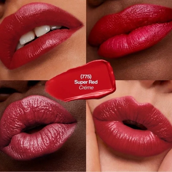 NWT 5 Revlon bundle Super Lustrous Creme Lipstick, 775 SuperRed 0.15 oz - Picture 2 of 3